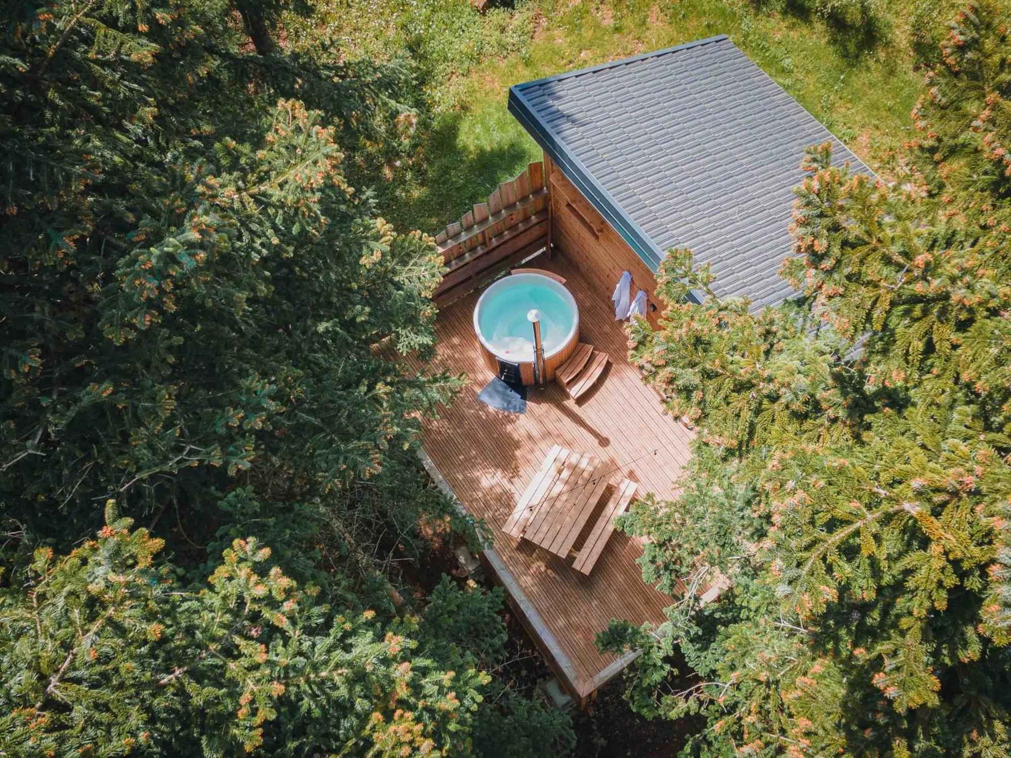 Cabane SPA Insolite Charnay  Extérieur photo